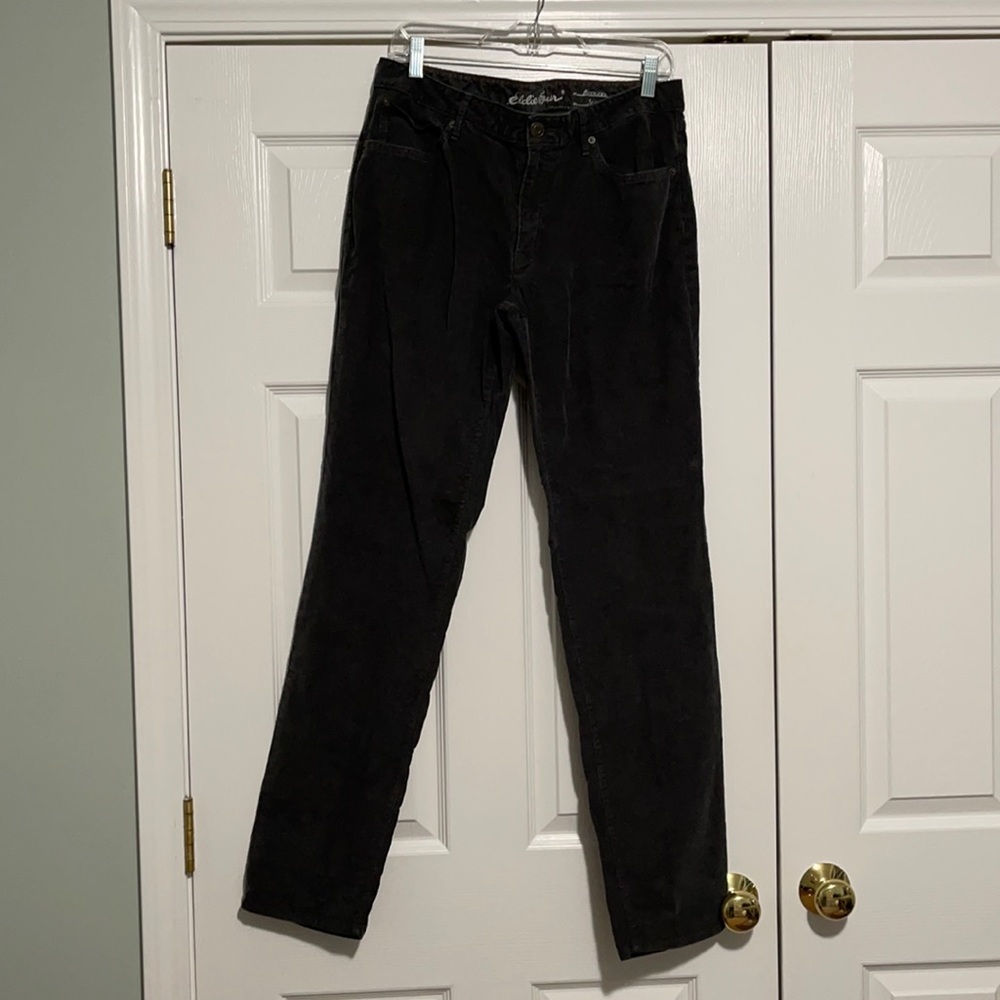 Eddie Bauer cords boyfriend slim cut , grey